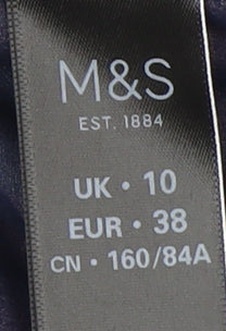 Marks and Spencer Women's Multicoloured Floral Blouse Size 10