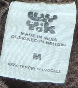 Women's Brown Peasant Long Skirt - M