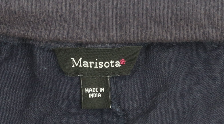 Marisota Women's Blue Cropped Trousers, Size 14