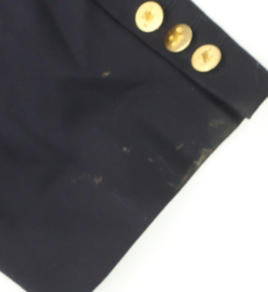 Jaeger Men's Blue Wool Blazer, Size 52R, Formal Double-Breasted