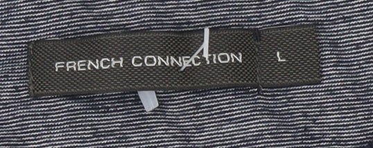 French Connection Men's Blue Crew Neck T-Shirt L