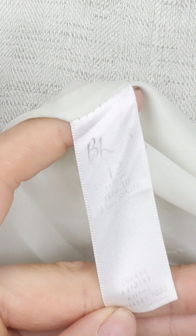 BHS Women's Grey Zip Skirt, No Pattern