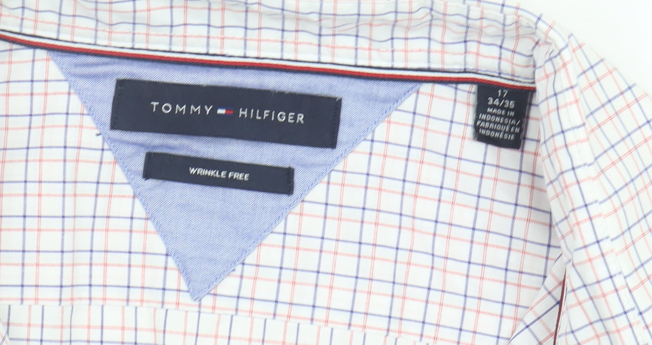 Tommy Hilfiger Men's Multicoloured Check Shirt, 17