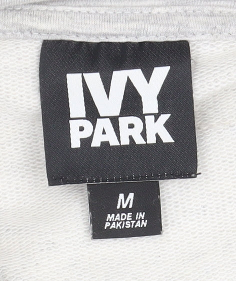 Ivy Park Men's Grey Pullover Hoodie M