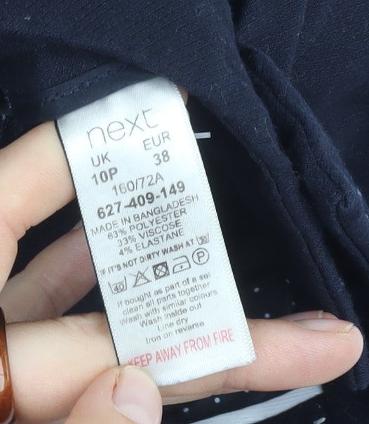Next Women's Blue Plus Size Trousers - UK 10 Plus