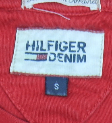 Hilfiger Denim Men's Red Graphic T-Shirt S