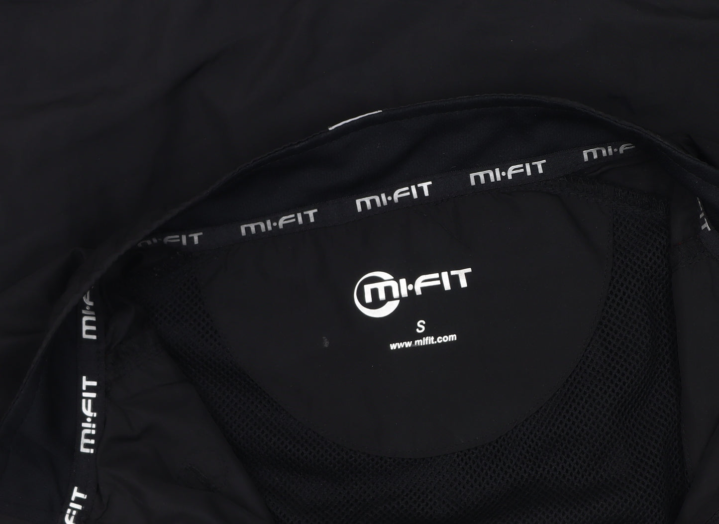 Mi-Fit Men's Black Windbreaker Jacket S