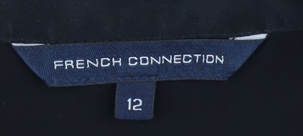 French Connection Women's Black Pleated Skirt Size 12