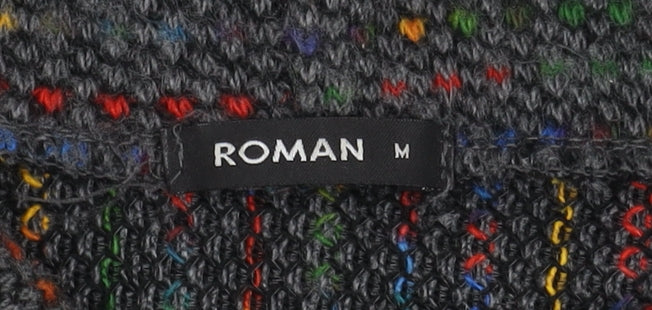 Roman Women's Multicoloured Cowl Neck Knit Jumper M