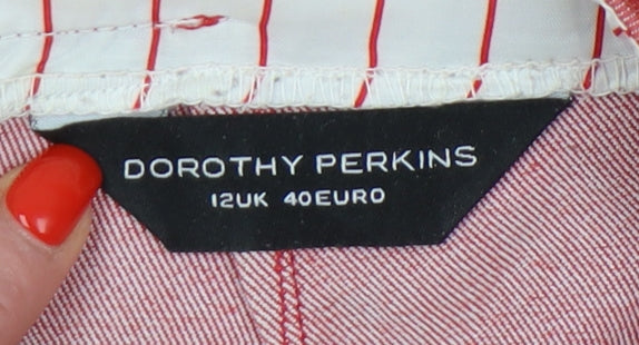 Dorothy Perkins Women's Red Pencil Skirt Size 12