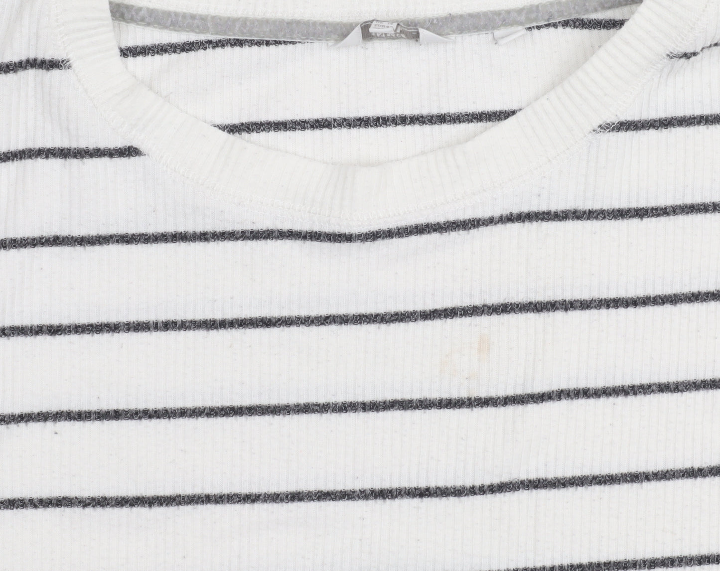 Fat Face Women’s White Striped Long Sleeve T-Shirt