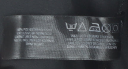 Marks & Spencer Black Midi Skirt, Size 14, Polyester