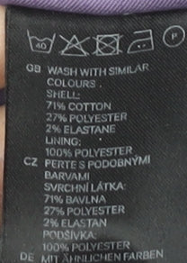 H&M Women's Purple Pencil Skirt Size 10 with Pockets