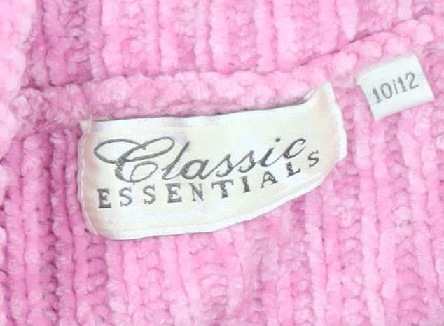 Classic Essentials Women's Multicolour Roll Neck Pullover