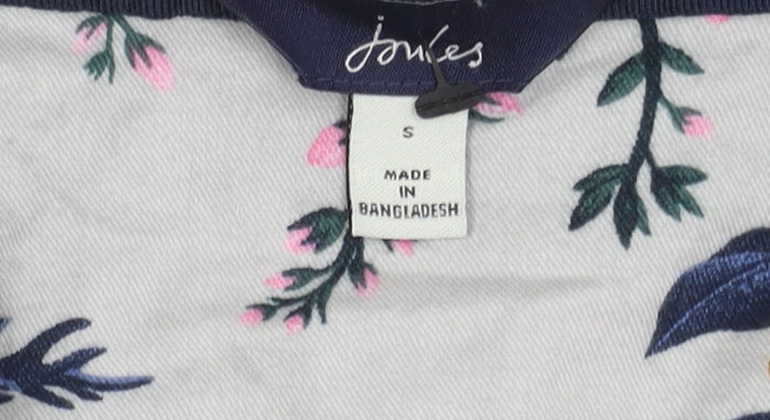 Joules Women's Multicoloured Floral Pyjama Top, S, Spring