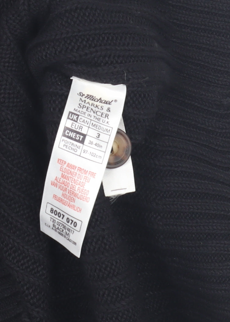 Marks and Spencer Men's Black Vest M