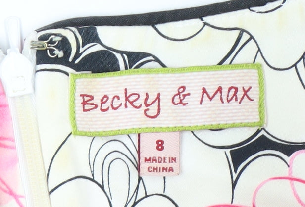 Becky & Max Women's Multicoloured Floral Dress Size 8