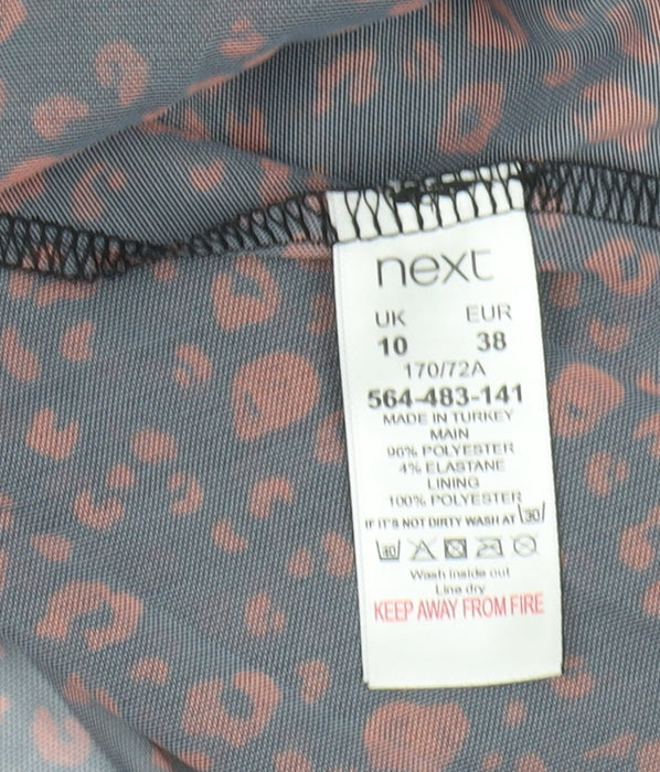 Next Women Multicoloured Pleated Skirt Size 10