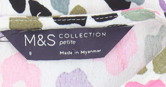 Marks and Spencer Petite Multicoloured Size 8 Dress