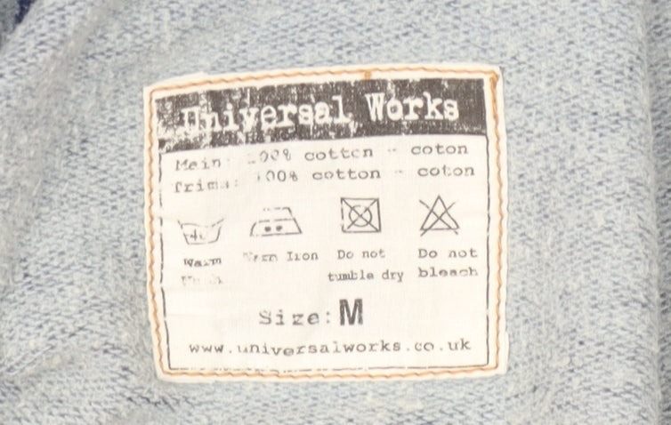 Universal Works Men's Blue Cardigan M Classic Style