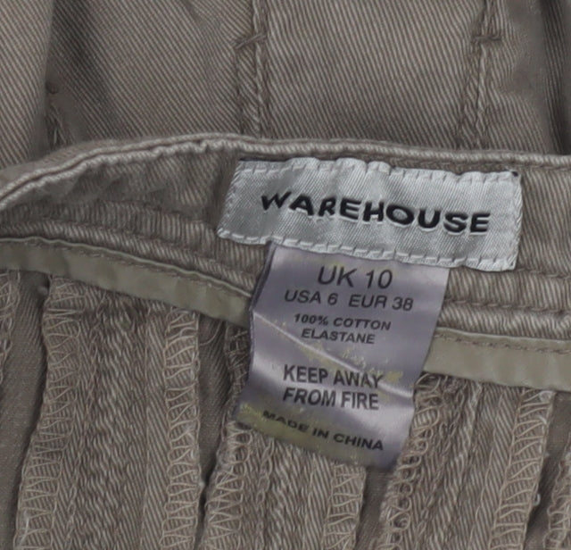 Warehouse Women's Flare Skirt Brown Size 10