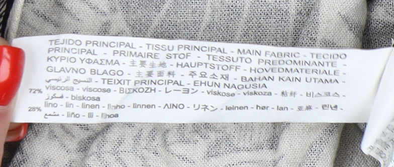 Zara Women's Multicoloured M Shirt Dress, Floral, Casual