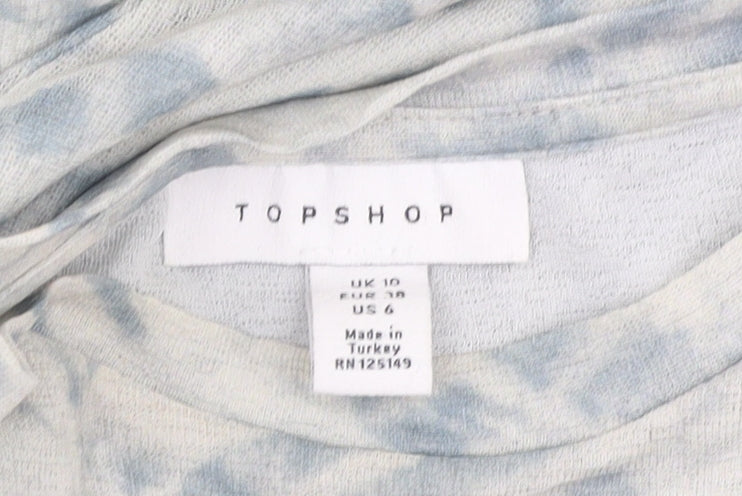Topshop Women's Grey Midi Tank Dress Size 10