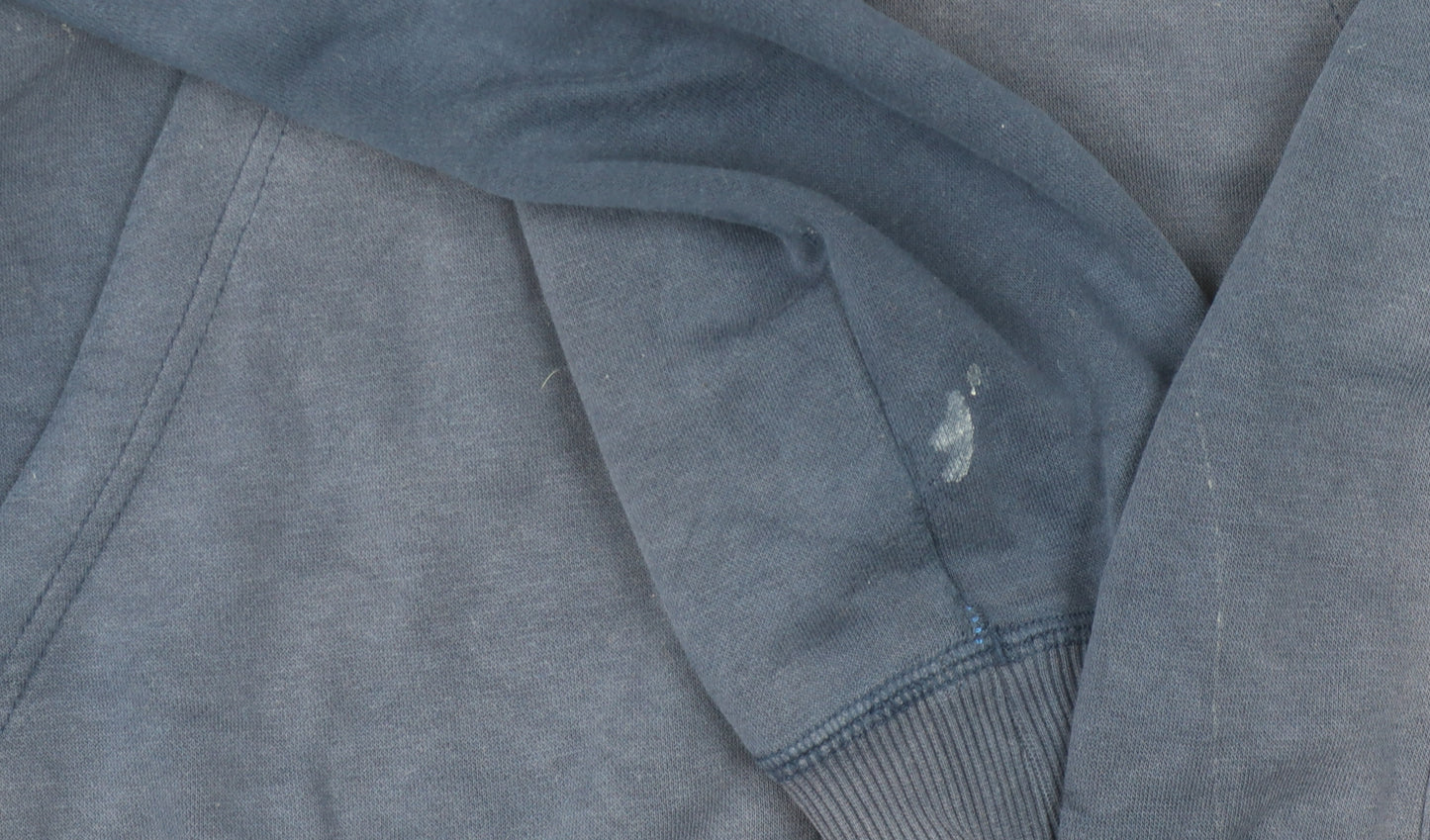 adidas Men's Blue Full Zip Hoodie Size L