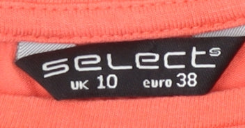 Select Women's Orange Long Sleeve Top, Size 10