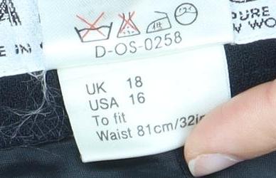 Jaeger Women's Black Pleated Skirt, Size 18