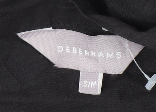 Debenhams Women's Black Wrap Skirt, S, Embroidered