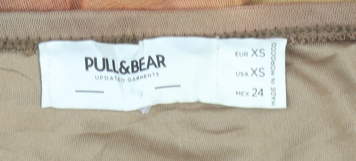Pull & Bear Women's Multicolour Pencil Skirt XS