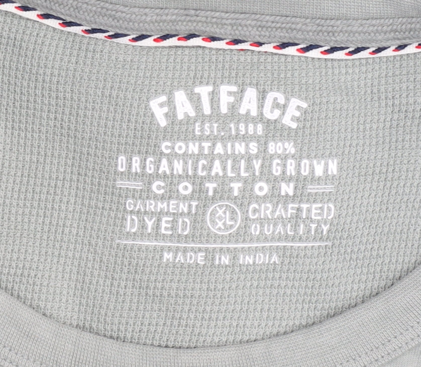 FatFace Men’s Green XL Pullover Sweatshirt