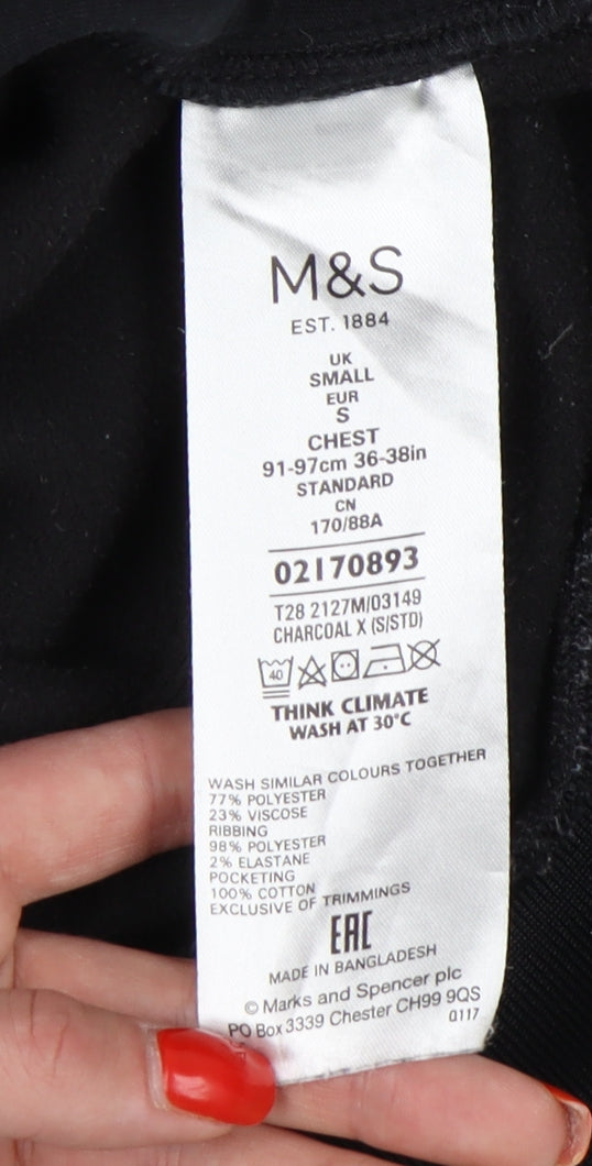 Marks and Spencer Men's Black S Basic Jacket 36-38"