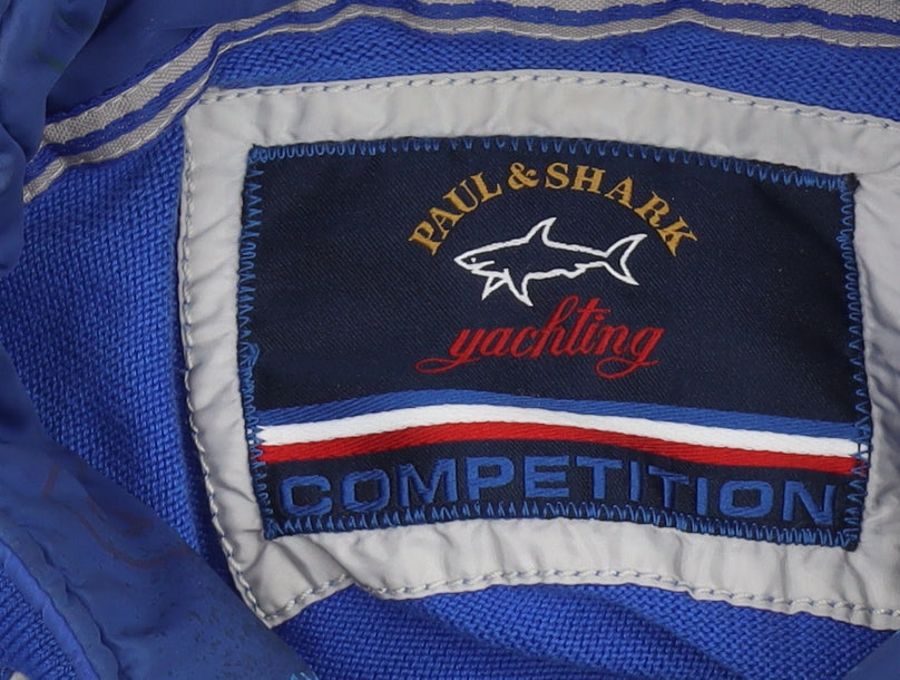 Paul & Shark Blue Cotton Pullover Men's Jumper M