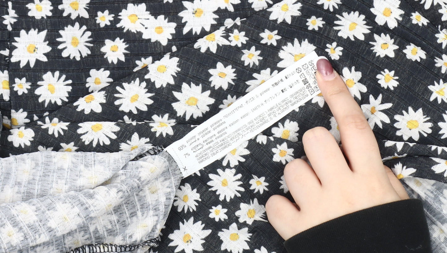 Zara Women's Floral A-Line Dress Size 12