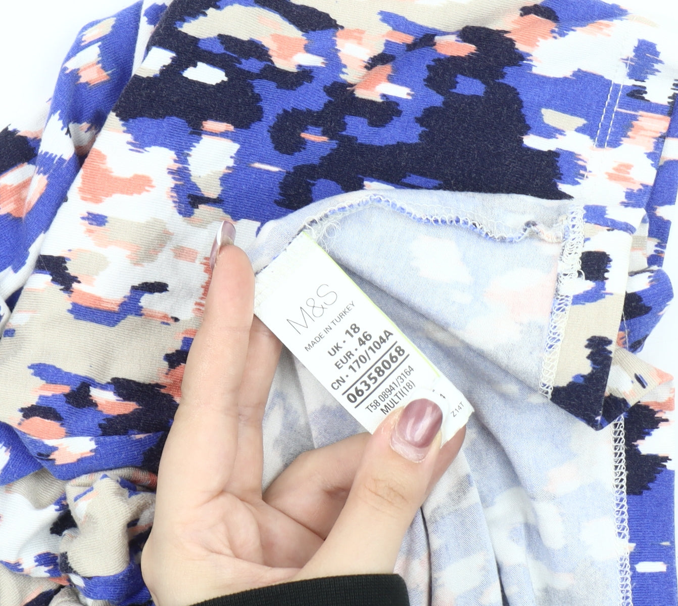 Marks and Spencer Women's Multicoloured Top Size 18