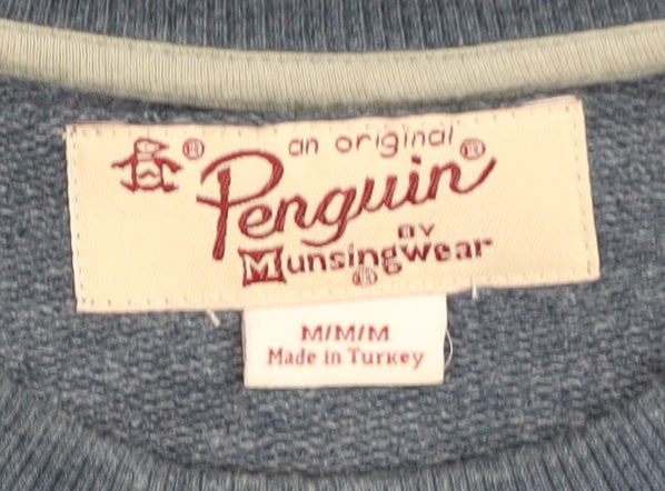 Penguin Men Blue M Pullover Sweatshirt
