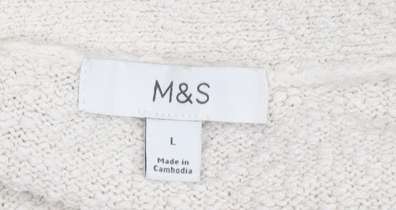 Marks and Spencer Women's Ivory Cardigan L
