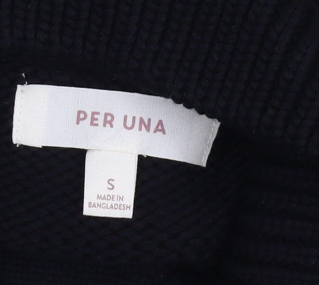 Marks and Spencer Women's Black Striped Pullover Jumper
