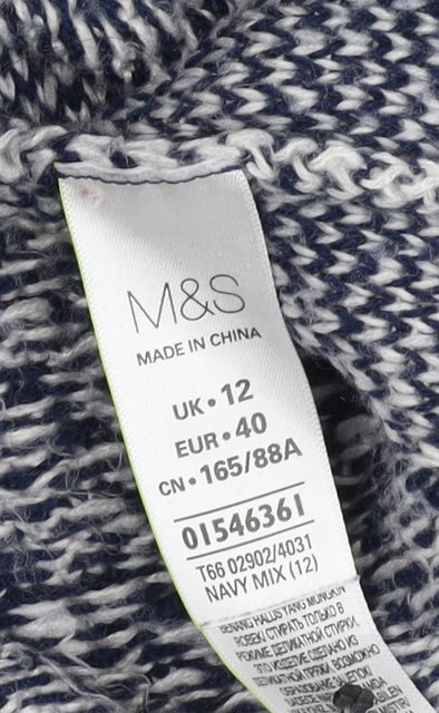Marks and Spencer Women's Multicoloured Pullover Jumper, Size 12