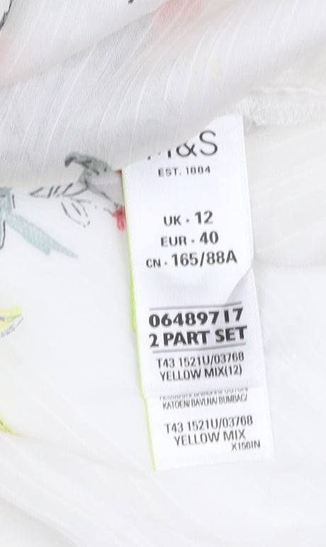 Marks and Spencer Women's Multicoloured Floral Blouse