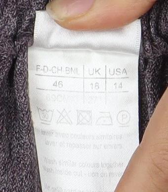 Damart Women's Grey A-Line Skirt Size 18