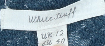 White Stuff Women's Blue Shift Dress Size 12