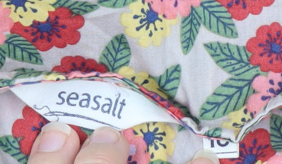 Seasalt Women's Multicoloured Floral Blouse Size 10