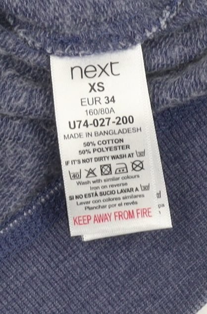 Next Women's Blue XS Pullover Sweatshirt