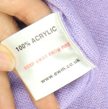 Honor Millburn Women’s Purple High Neck Jumper S