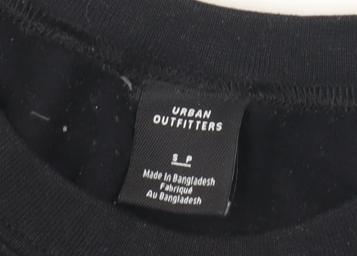 Urban Outfitters Men's S Black Graphic Print Sweatshirt