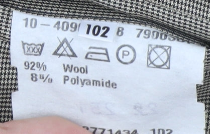 Diffney Men's Brown Striped Wool Blazer, Formal 40