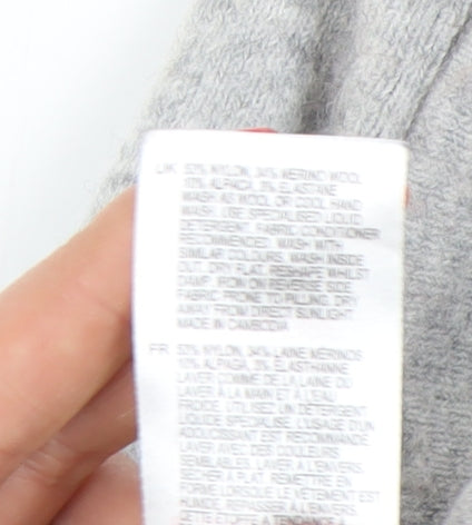 White Stuff Women's Grey Pullover Hoodie Jumper Size 14